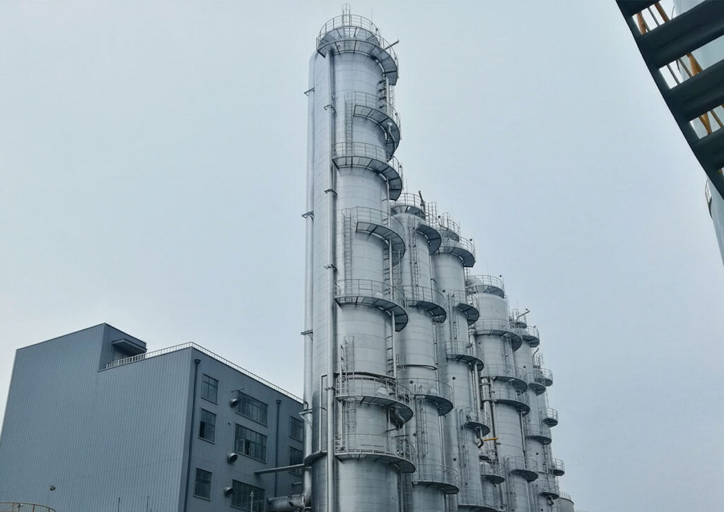蒸馏工段质量升级技术改造项目